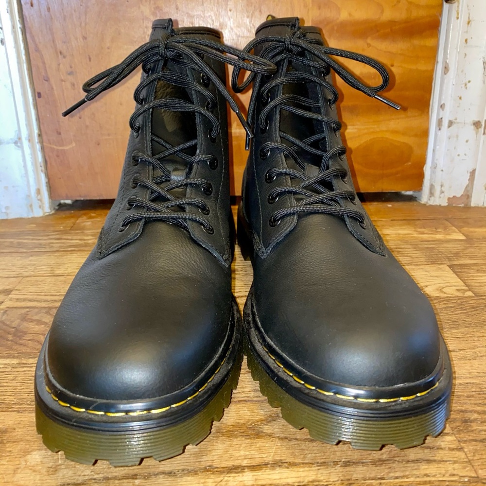 Dr. Martens Awley Combat Boot Black Size US 14 Brand New